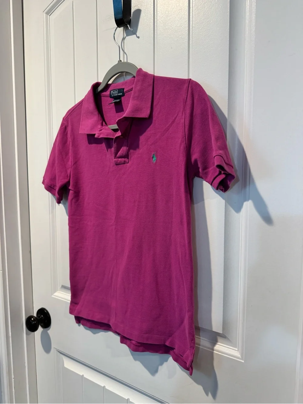 Ralph Lauren Kids Polo Shirt in Bright Magenta